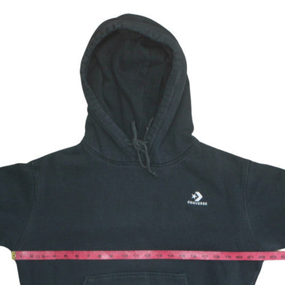 Womens UK Size S Converse Black Pullover Hoodie