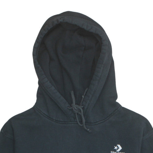 Womens UK Size S Converse Black Pullover Hoodie
