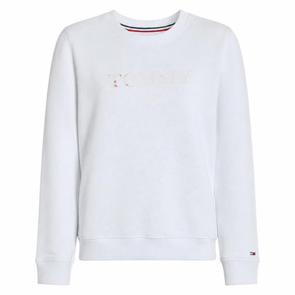 Womens UK Size S Tommy Jeans White Pullover Sweatshirt