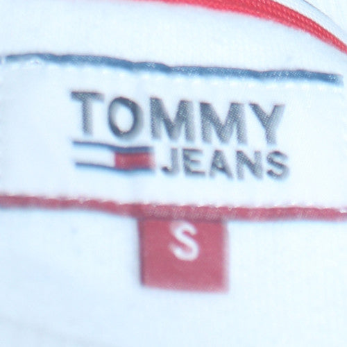 Womens UK Size S Tommy Jeans White Pullover Sweatshirt