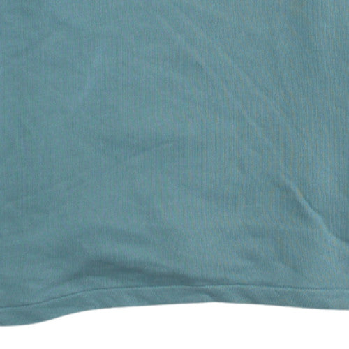 Womens UK Size M adidas Green Henley Sweatshirt