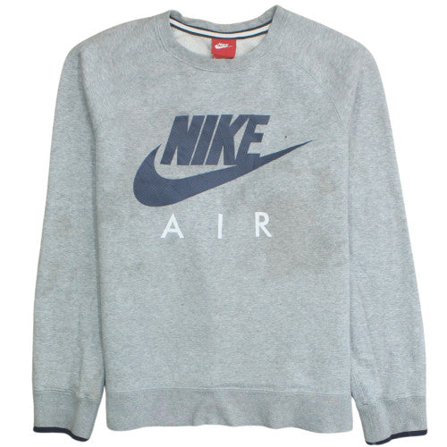 Mens UK Size M Nike Grey Pullover Sweatshirt