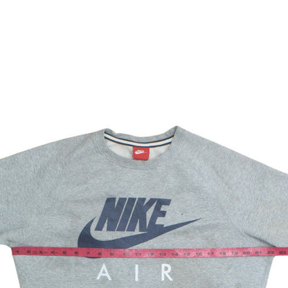 Mens UK Size M Nike Grey Pullover Sweatshirt