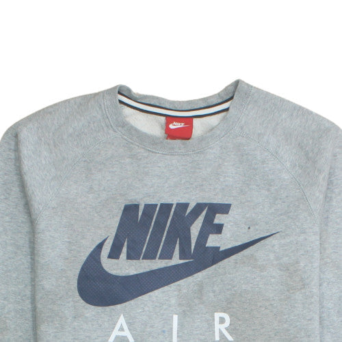 Mens UK Size M Nike Grey Pullover Sweatshirt
