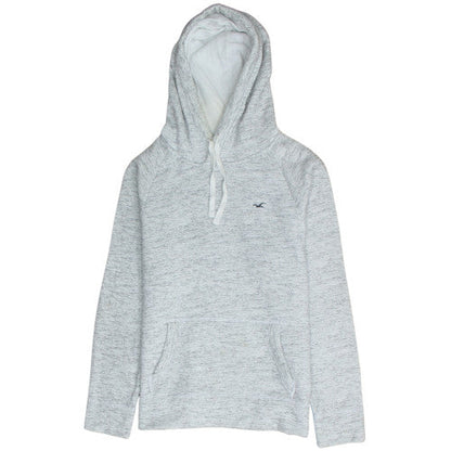 Womens UK Size S Hollister Grey Pullover Hoodie