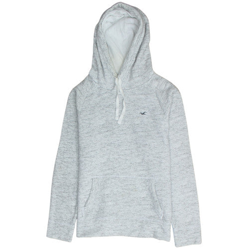 Womens UK Size S Hollister Grey Pullover Hoodie