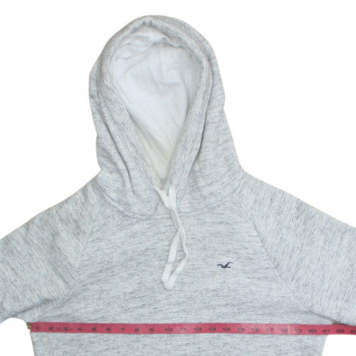 Womens UK Size S Hollister Grey Pullover Hoodie