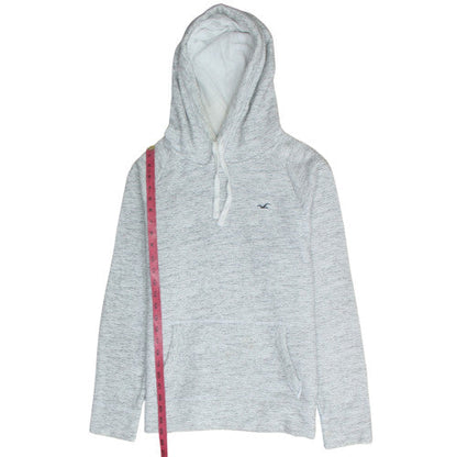 Womens UK Size S Hollister Grey Pullover Hoodie