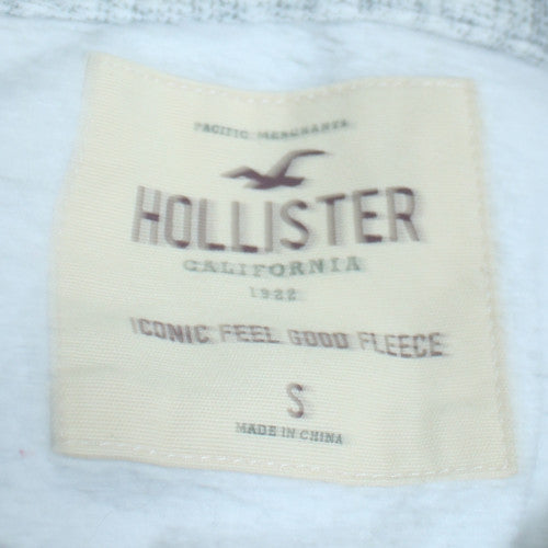 Womens UK Size S Hollister Grey Pullover Hoodie