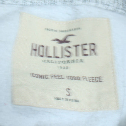 Womens UK Size S Hollister Grey Pullover Hoodie