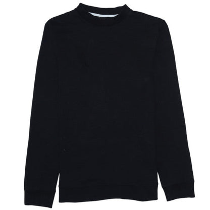 Mens UK Size L Quiksilver Black Pullover Sweatshirt
