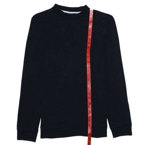 Mens UK Size L Quiksilver Black Pullover Sweatshirt