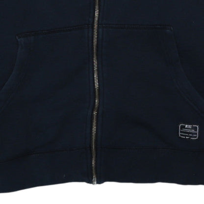 Mens UK Size M Nike Blue Full Zip Hoodie