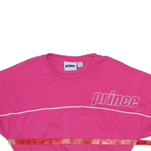 Womens UK Size M Prince Pink Pullover Sweatshirt