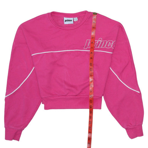Womens UK Size M Prince Pink Pullover Sweatshirt