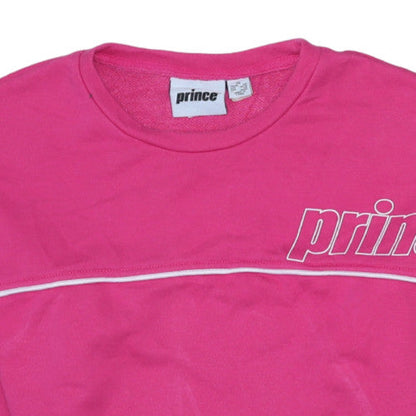 Womens UK Size M Prince Pink Pullover Sweatshirt