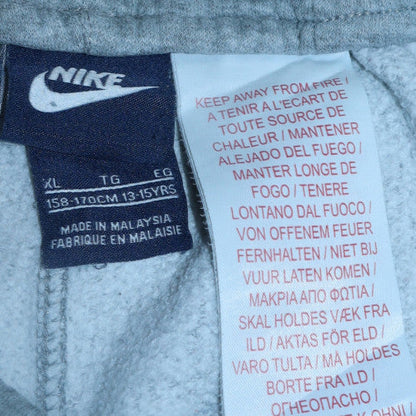 Nike Boys Grey Jogger Trousers XL 13–15 Years Fleece Casual Sweatpants