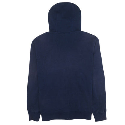 Mens UK Size M Nike Blue Full Zip Hoodie