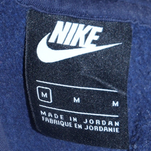 Mens UK Size M Nike Blue Full Zip Hoodie