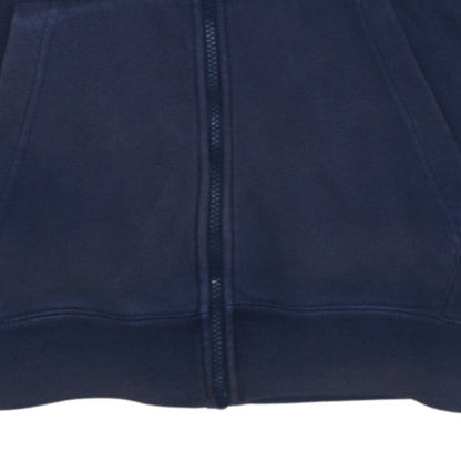 Mens UK Size M Nike Blue Full Zip Hoodie