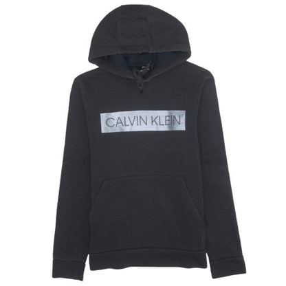 Mens UK Size M Calvin Klein Black Pullover Hoodie
