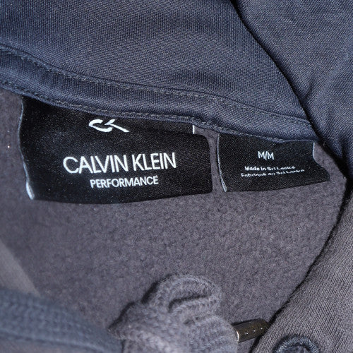 Mens UK Size M Calvin Klein Black Pullover Hoodie