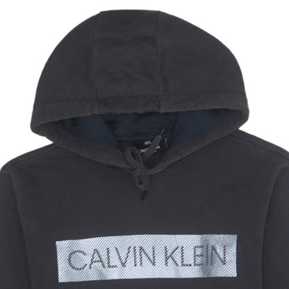 Mens UK Size M Calvin Klein Black Pullover Hoodie