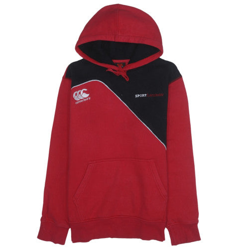 Mens UK Size L Canterbury Red Pullover Hoodie