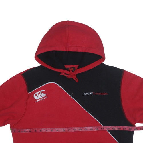 Mens UK Size L Canterbury Red Pullover Hoodie