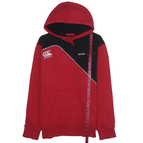 Mens UK Size L Canterbury Red Pullover Hoodie