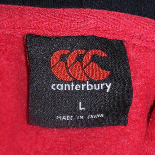 Mens UK Size L Canterbury Red Pullover Hoodie