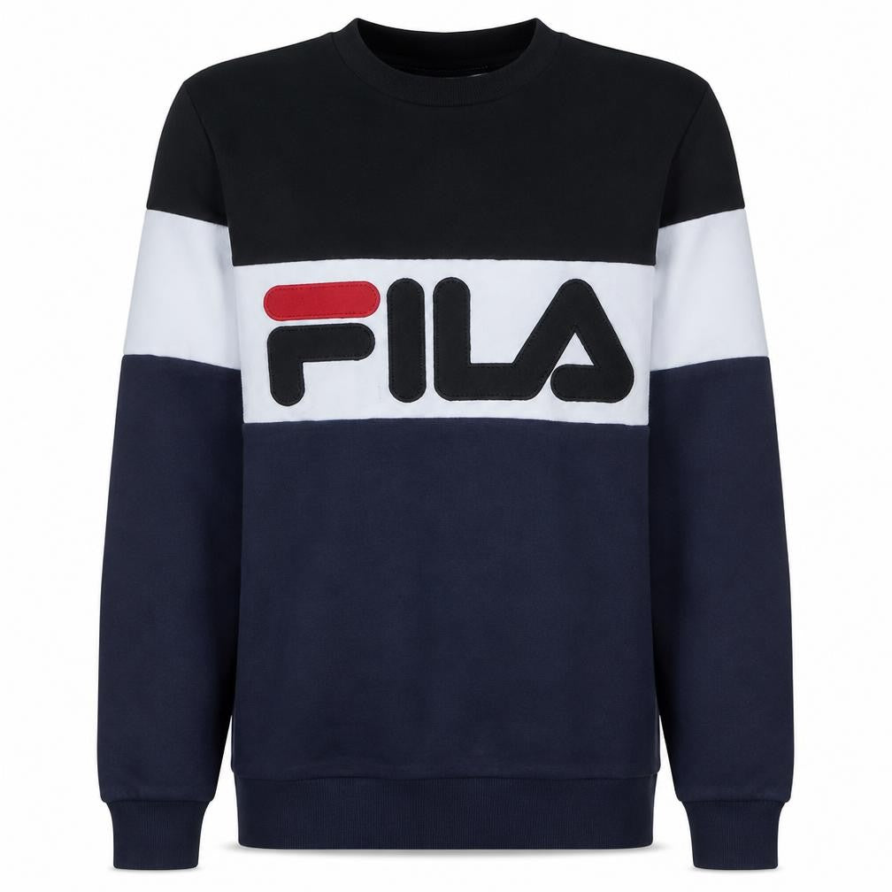 Fila Mens Multicoloured Medium Crew Neck Pullover Sweatshirt