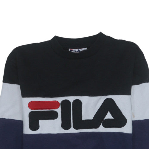 Mens UK Size M FILA Multicoloured Pullover Sweatshirt