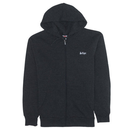 Mens UK Size M Lee Cooper Black Full Zip Hoodie