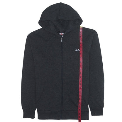 Mens UK Size M Lee Cooper Black Full Zip Hoodie