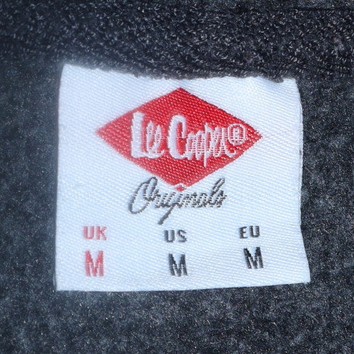 Mens UK Size M Lee Cooper Black Full Zip Hoodie