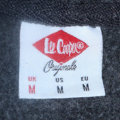Mens UK Size M Lee Cooper Black Full Zip Hoodie