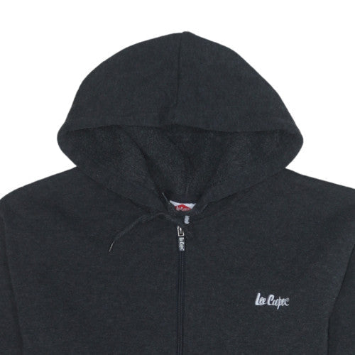 Mens UK Size M Lee Cooper Black Full Zip Hoodie