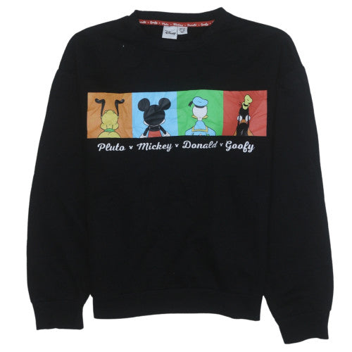 Womens UK Size L Disney Black Pullover Sweatshirt