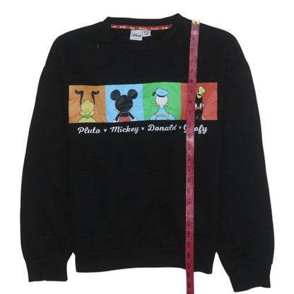 Womens UK Size L Disney Black Pullover Sweatshirt