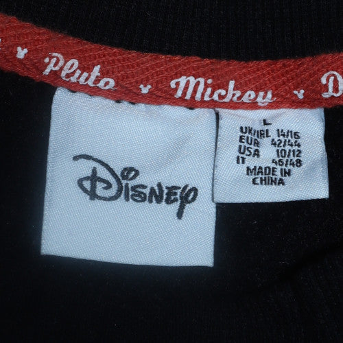 Womens UK Size L Disney Black Pullover Sweatshirt