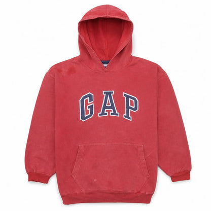 Gap Boys Red Pullover Hoodie Sweatshirt Size M Cotton Blend Casual