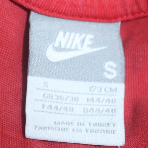 Mens UK Size S Nike Red  T-Shirt