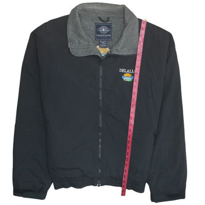 Charles River Apparel Men's Black XL Windbreaker Jacket Nylon Polyester Lined