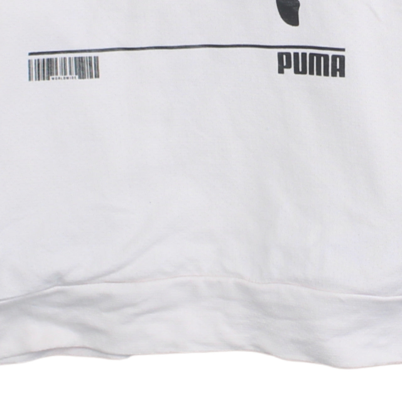 Womens UK Size M PUMA White Pullover Hoodie