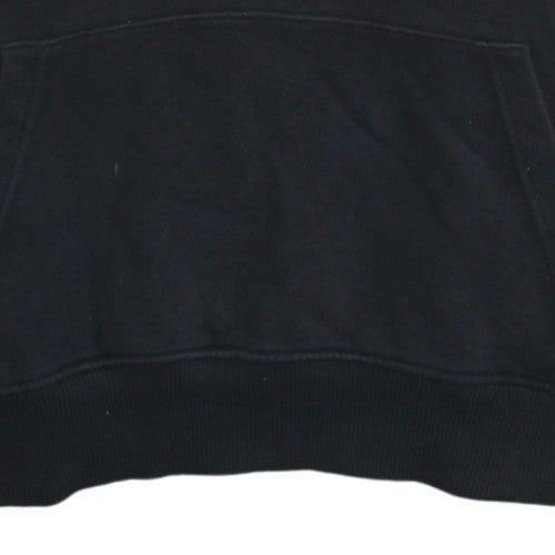Mens UK Size M Tommy Jeans Black Pullover Hoodie