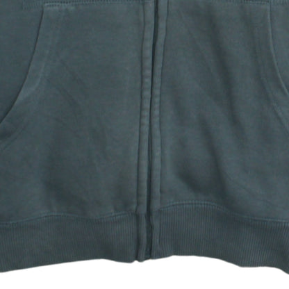 Mens UK Size S Quiksilver Green Full Zip Hoodie