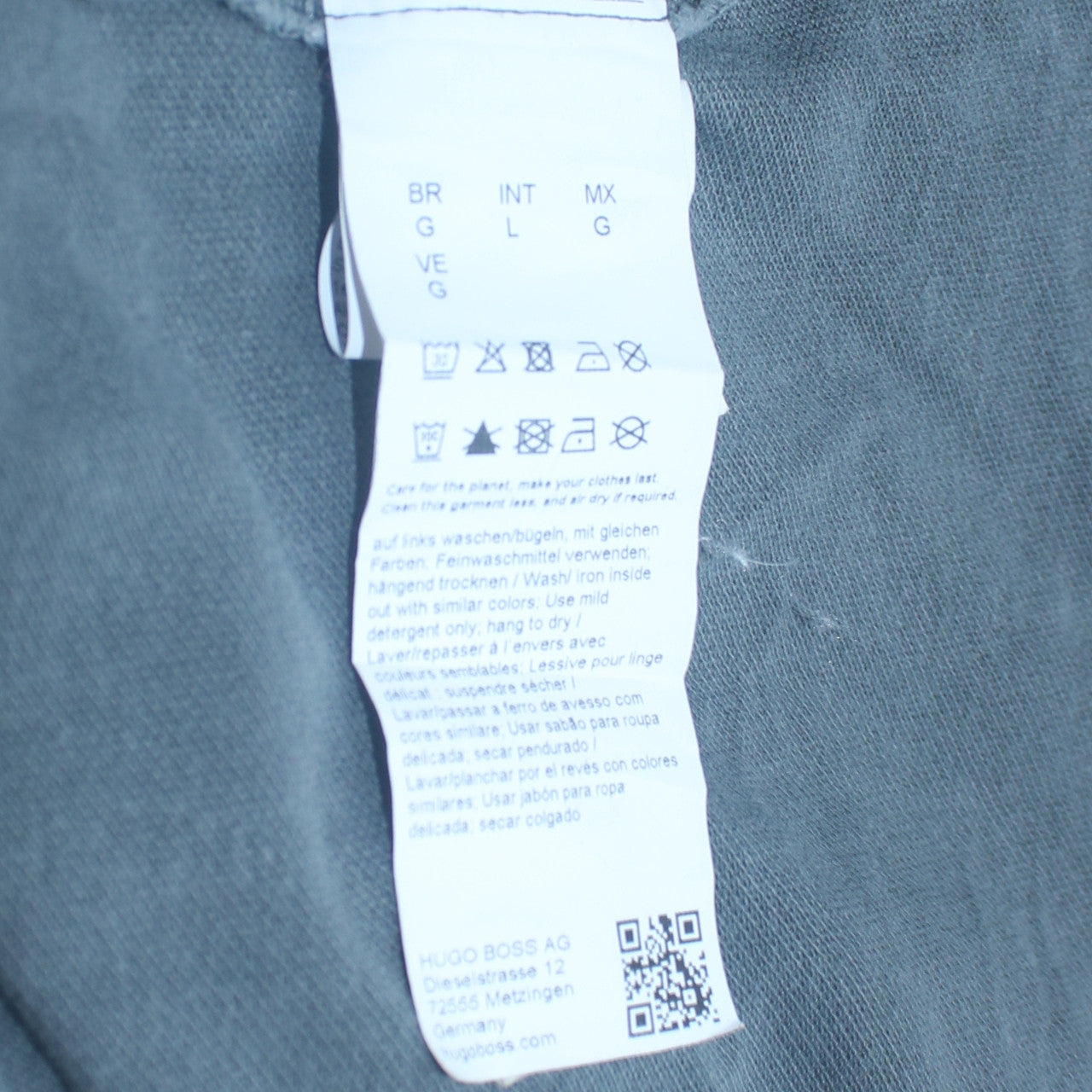 Mens UK Size L Boss Cotton Polo Shirt