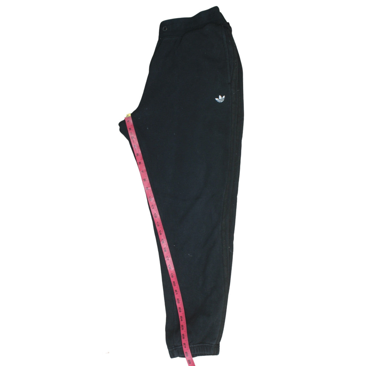 Mens UK Size L adidas Regular Fit Jogger Black Trousers
