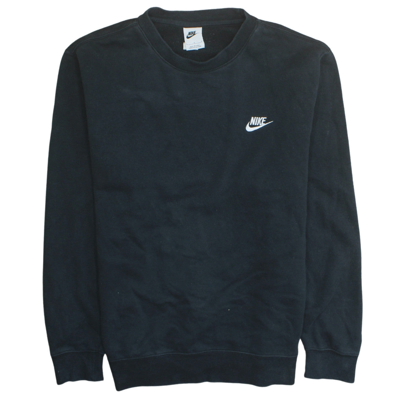 Womens UK Size L Nike Black Pullover Sweatshirt